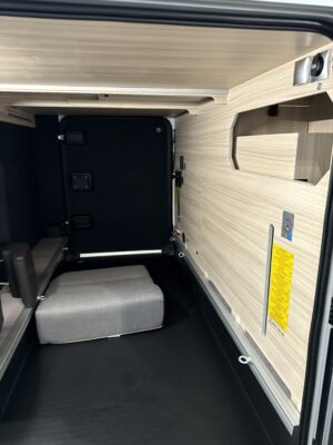 Adria Compact Supreme DL motorhome garage